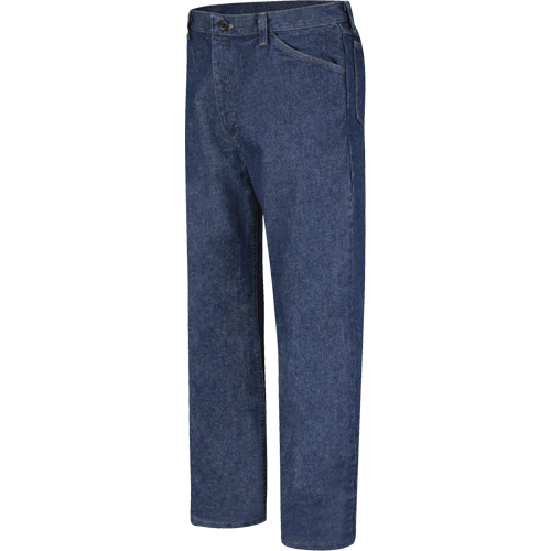 Pantalons en denim pr&eacute;lav&eacute;s de coupe classique EXCEL FR, Tour de taille 34, Entrejambe 37 Les Fournitures Industrielles Méga