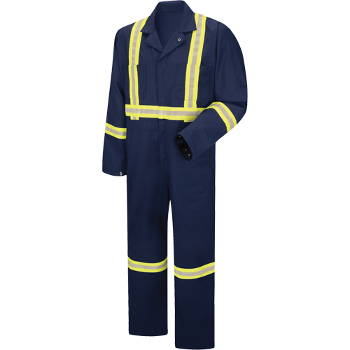 Combinaisons &agrave; visibilit&eacute; sup&eacute;rieure, Hommes, Bleu marine, Taille 38 Les Fournitures Industrielles Méga