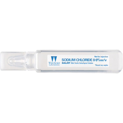 Solution saline Saljet, dose unique, 1,01 oz Les Fournitures Industrielles Méga
