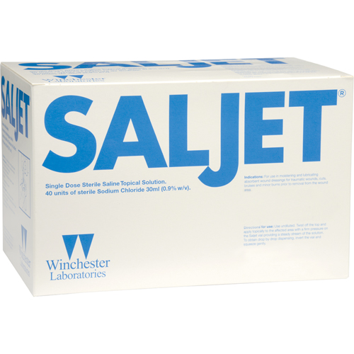 Solution saline Saljet, dose unique, 1,01 oz Les Fournitures Industrielles Méga