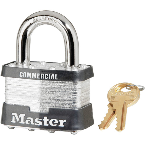 Cadenas lamin&eacute;, Argent, Cl&eacute;s identiques, Acier lamin&eacute;, Largeur de 2" Les Fournitures Industrielles Méga