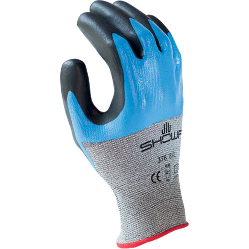 Gants S-Tex 376, Taille 6/Petit, Calibre 13, Rev&ecirc;tement Mousse de nitrile, Enveloppe en Polyester/Acier inoxydable, ANSI/ISEA 105 niveau 4 Les Fournitures Industrielles Méga
