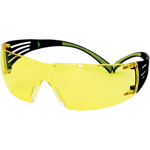 Securefit 400 Series Safety Glasses, Amber Lens, Anti-Fog/Anti-Scratch, ANSI Z87+/Meets/Exceeds CSA Z94.3 Les Fournitures Industrielles Méga