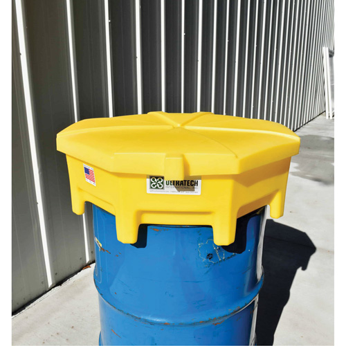 Global Ultra-Drum Funnel with Cover, 5 gal. Les Fournitures Industrielles Méga