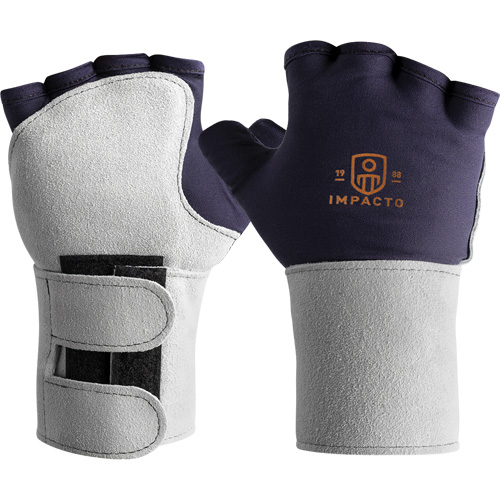 Anti-Impact Glove With Wrist Support, Small, Synthetic Palm, Slip-On Cuff Les Fournitures Industrielles Méga