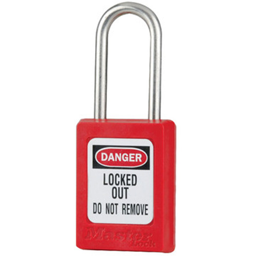 Cadenas de s&eacute;curit&eacute; S31 Zenex, Rouge, Cl&eacute;s identiques, Thermoplastique, Largeur de 1-3/8" Les Fournitures Industrielles Méga