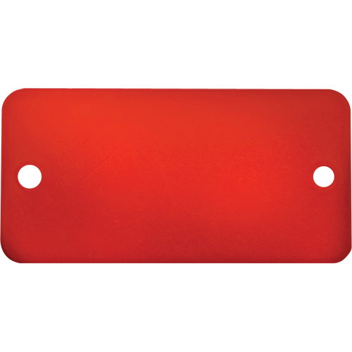 &eacute;tiquettes vierges, Aluminium, 3" la x 1" h Les Fournitures Industrielles Méga