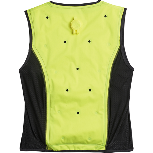 Vestes refroidissantes &agrave; &eacute;vaporation s&egrave;che Chill-Its 6685, Moyen, Jaune lime haute visibilit&eacute; Les Fournitures Industrielles Méga