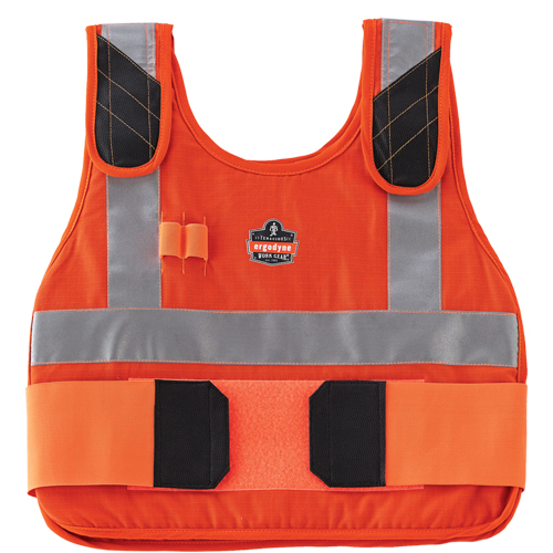 Vestes de refroidissement par changement de phase 6215HV, Petit/Moyen, Orange Les Fournitures Industrielles Méga