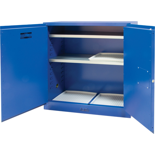 Armoire pour liquides corrosifs, 30 gal., 43" x 44" x 18" Les Fournitures Industrielles Méga