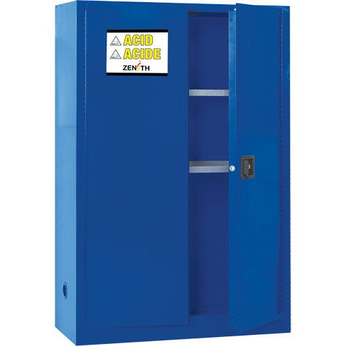 Armoire pour liquides corrosifs, 45 gal., 43" x 65" x 18" Les Fournitures Industrielles Méga