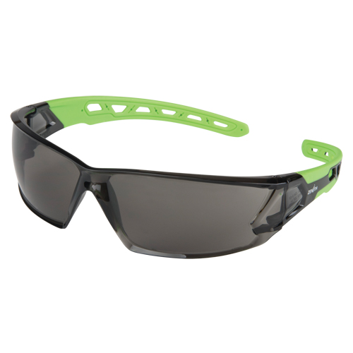 Lunettes de s&eacute;curit&eacute; s&eacute;rie Z2500, Lentille Grise/fum&eacute;e, Anti-&eacute;gratignures, ANSI Z87+/R&eacute;pond ou surpasse la norme CSA Z94.3 Les Fournitures Industrielles Méga