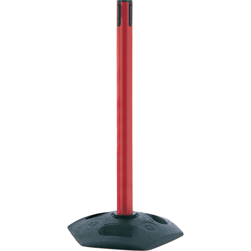 Single Line Heavy Duty Receiver Post, 38" High, Red Les Fournitures Industrielles Méga
