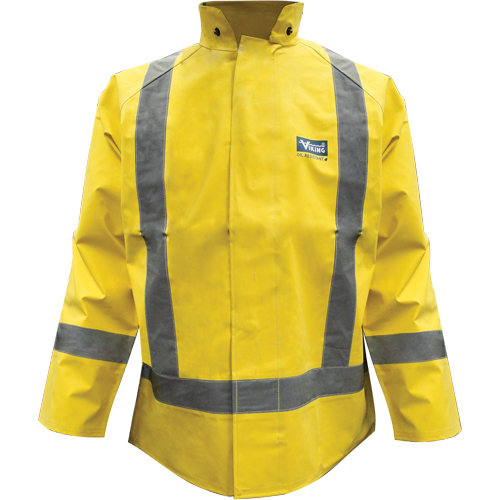 Veste de mineur Miner 49er, N&eacute;opr&egrave;ne, Grand, Vert lime Les Fournitures Industrielles Méga