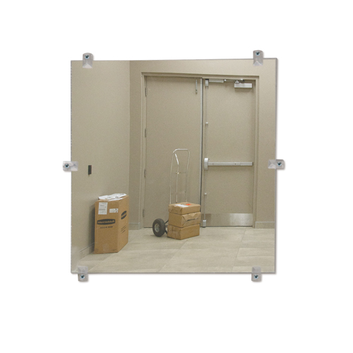 Miroir plat, 12" ha x 12" la, Non encadr&eacute; Les Fournitures Industrielles Méga