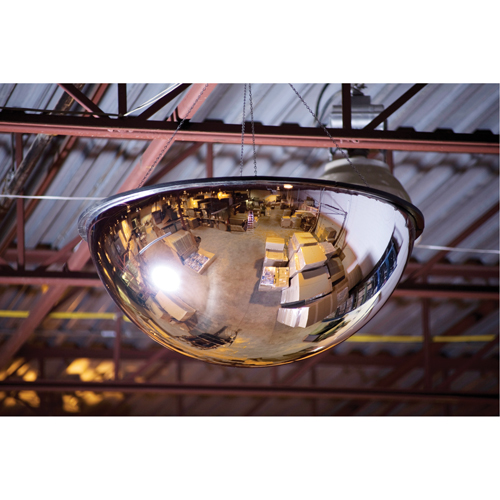 360° Dome Mirror, Full Dome, Closed Top, 18" Diameter Les Fournitures Industrielles Méga