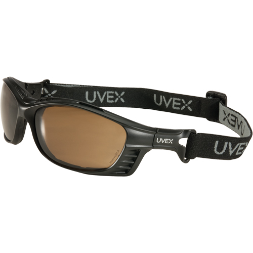 Lunettes de s&eacute;curit&eacute; Uvex Livewire avec lentilles HydroShield, Lentille Espresso, Antibu&eacute;e, R&eacute;pond ou surpasse la norme CSA Z94.3 Les Fournitures Industrielles Méga