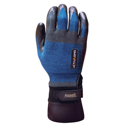 Gants ActivArmr HVAC 97-002, 9/Grand, R&ecirc;vetement Nitrile, Calibre 18, Enveloppe en Nylon Les Fournitures Industrielles Méga