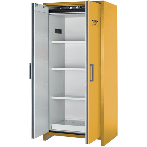 Armoire d'entreposage 90 minutes s&eacute;curitaire et conforme &agrave; la norme EN, 30 gal., 2 Porte(s), 35,16" La x 76,89" h x 24,21" p Les Fournitures Industrielles Méga