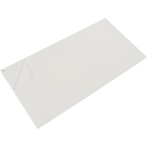 Tapis pelables de rechange pour salle blanche, &eacute;paisseur 1,57 mils, 1-1/2' la, 3' lo x Blanc Les Fournitures Industrielles Méga