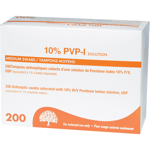Povidone Iodine Prep Treatment, Towelette, Antiseptic Les Fournitures Industrielles Méga