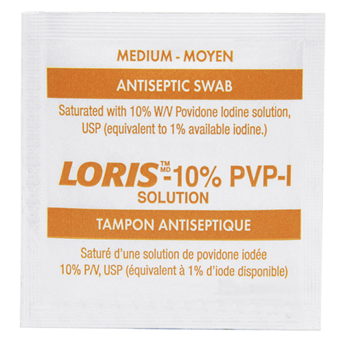 Povidone Iodine Prep Treatment, Towelette, Antiseptic Les Fournitures Industrielles Méga