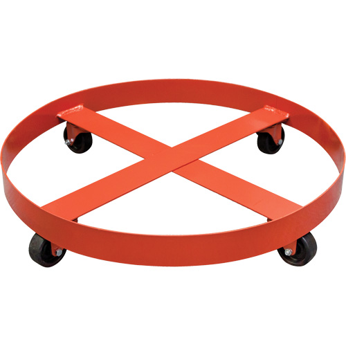 Poly-Collector Drum Dolly, 27.5" dia. x 5.5" H Les Fournitures Industrielles Méga