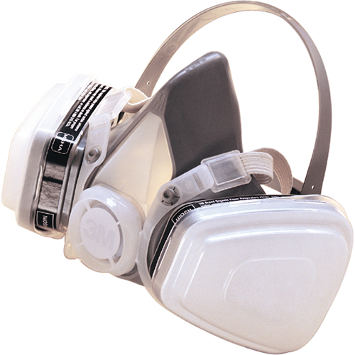 P95 Paint Spray/Pesticide Half Facepiece Disposable Respirator, Elastomer/Thermoplastic, Small Les Fournitures Industrielles Méga