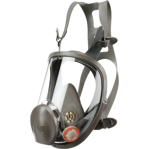 Respirateur r&eacute;utilisable &agrave; masque complet s&eacute;rie 6000, &eacute;lastom&egrave;re/Silicone/Thermoplastique, Grand Les Fournitures Industrielles Méga