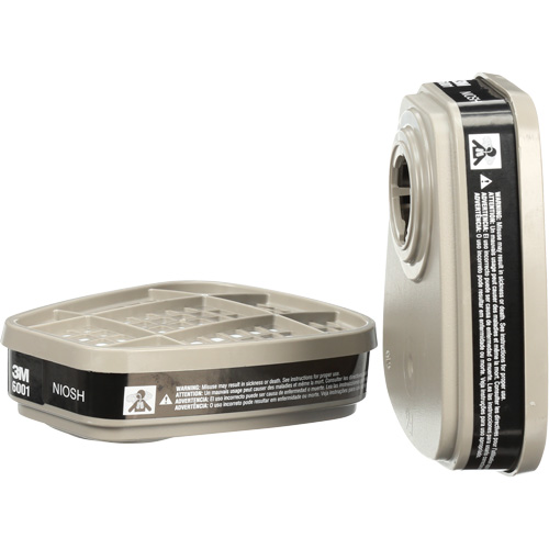 Cartouches pour respirateur s&eacute;rie 6000, Cartouche gaz/vapeur, Vapeur organique Les Fournitures Industrielles Méga