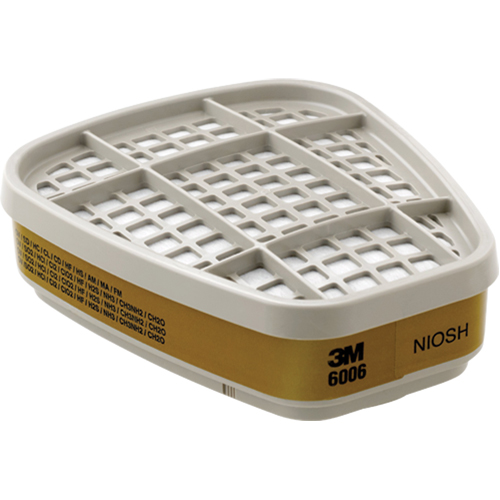 Cartouches pour respirateur s&eacute;rie 6000, Cartouche gaz/vapeur, Gaz multiples/Vapeurs Les Fournitures Industrielles Méga