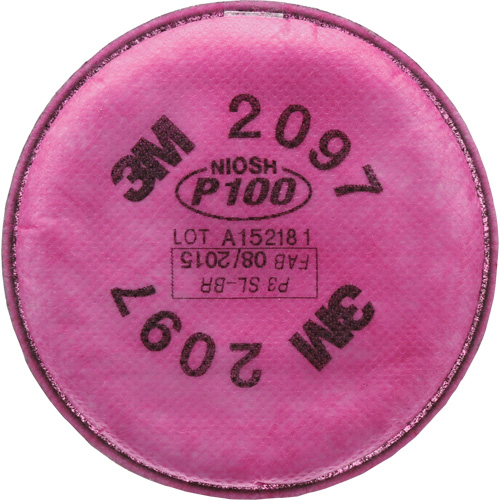 Pr&eacute;filtres pour respirateurs s&eacute;rie 2000, Filtre contre les particules, Vapeurs organiques/P100 Les Fournitures Industrielles Méga
