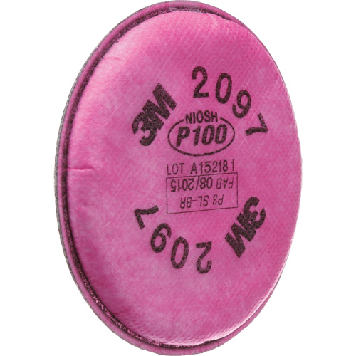 Pr&eacute;filtres pour respirateurs s&eacute;rie 2000, Filtre contre les particules, Vapeurs organiques/P100 Les Fournitures Industrielles Méga