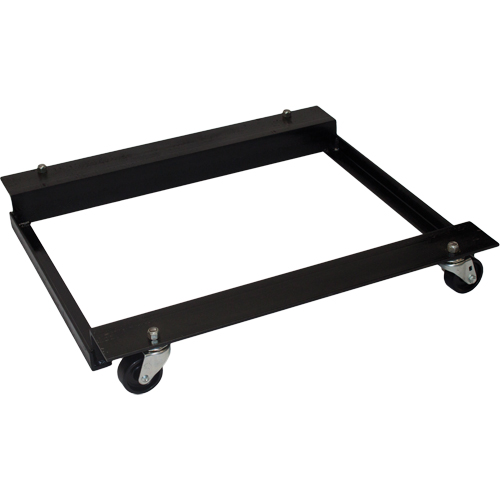 Cadre &agrave; roulettes pour support pour six bouteilles Les Fournitures Industrielles Méga