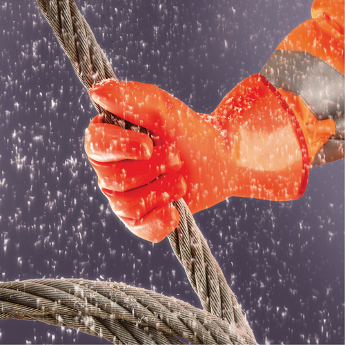 Gants Polar Grip 23-700, 9/Grand, R&ecirc;vetement PVC, Enveloppe en Nylon Les Fournitures Industrielles Méga