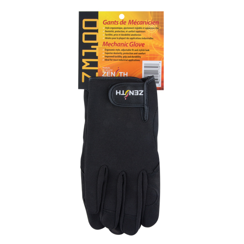 Gants pour m&eacute;canicien ZM100, Paume Synth&eacute;tique, Taille T-Grand Les Fournitures Industrielles Méga