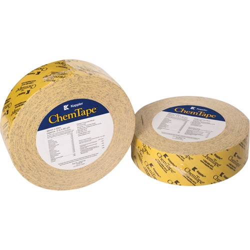 ChemTape&reg; Chemical-Resistant Tape, 50.8 mm (2") x 50 m (164'), Yellow Les Fournitures Industrielles Méga