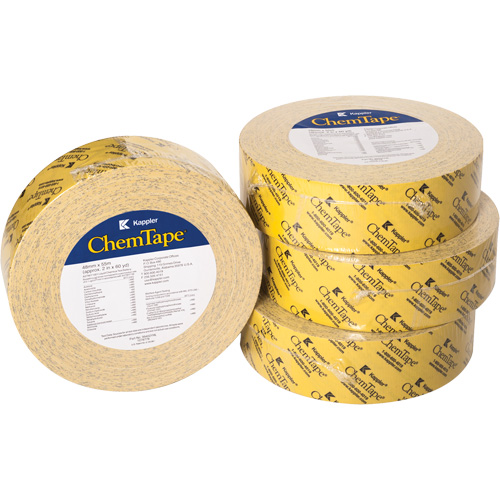 ChemTape&reg; Chemical-Resistant Tape, 50.8 mm (2") x 50 m (164'), Yellow Les Fournitures Industrielles Méga
