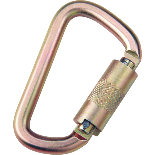 Anchorage Connecting Carabiner, Steel, 420 lbs. Capacity Les Fournitures Industrielles Méga