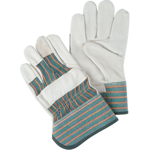 Abrasion-Resistant Fitter's Gloves, Ladies, Grain Cowhide Palm Les Fournitures Industrielles Méga