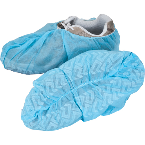 Shoe Covers, X-Large, Polypropylene, Blue Les Fournitures Industrielles Méga