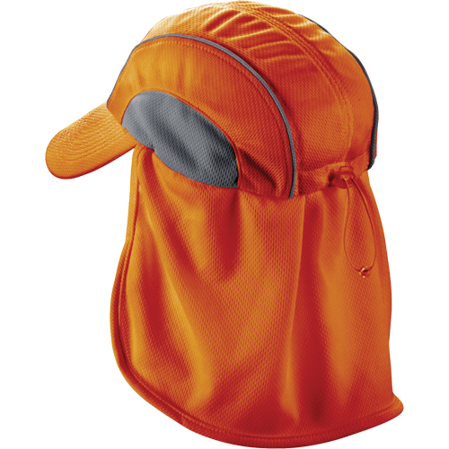 Chill-Its&reg; 6650 Cooling Hats with Neck Shades, Hi-Vis Orange Les Fournitures Industrielles Méga
