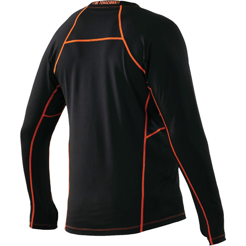 Maillots thermiques &agrave; manches longues, Hommes, Moyen, Noir Les Fournitures Industrielles Méga