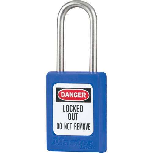 S31 Zenex Safety Padlock, Blue, Keyed Different, Thermoplastic, 1-3/8" Width Les Fournitures Industrielles Méga