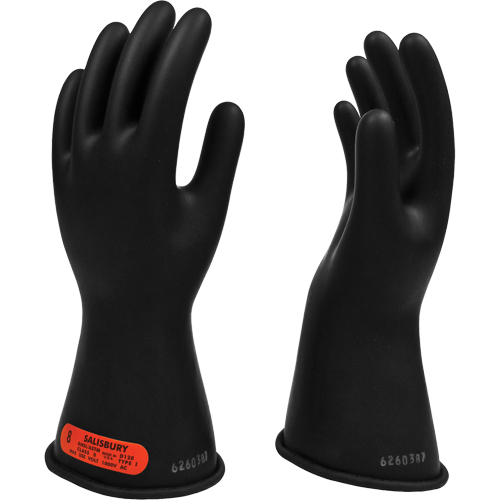 Gants isolants en caoutchouc Salisbury, ASTM classe 0, Taille 10, 11" lo Les Fournitures Industrielles Méga
