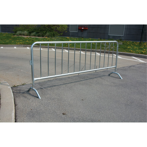 Barri&egrave;re portative, Emboîtables, 102" lo x 40" h, Argent Les Fournitures Industrielles Méga
