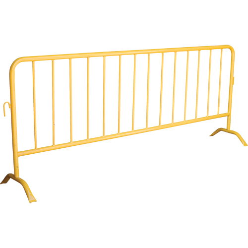 Barri&egrave;re portative, Emboîtables, 102" lo x 40" h, Jaune Les Fournitures Industrielles Méga