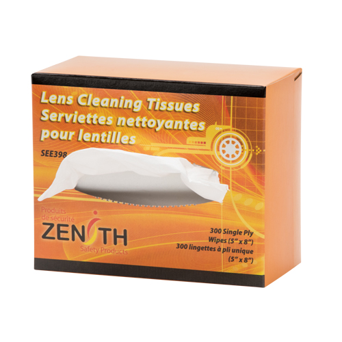 Serviettes nettoyantes pour lentilles, 5" x 8", 300 /pqt. Les Fournitures Industrielles Méga