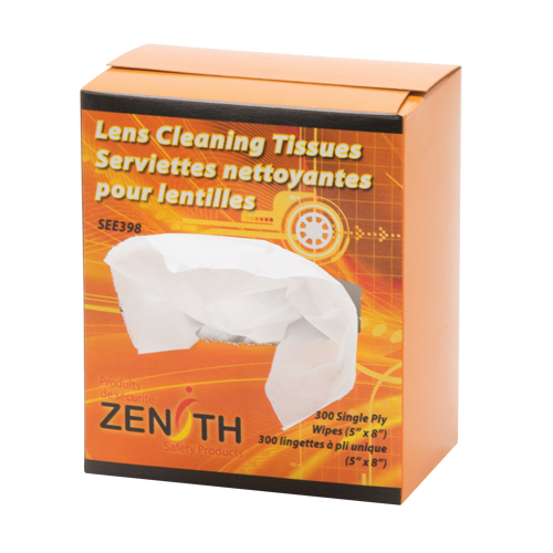 Serviettes nettoyantes pour lentilles, 5" x 8", 300 /pqt. Les Fournitures Industrielles Méga