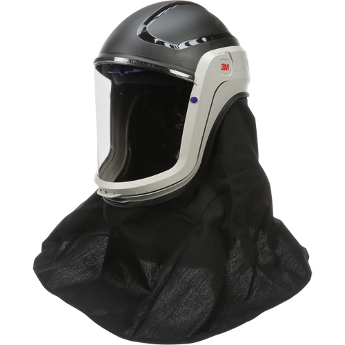 Assemblage de casque Versaflo avec visi&egrave;re de premi&egrave;re qualit&eacute; et enveloppe r&eacute;sistante aux flammes, Universel, Casque rigide, Bavette Simple Les Fournitures Industrielles Méga